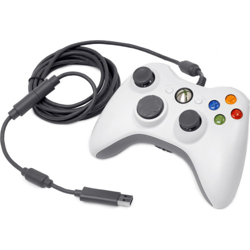 Ενσύρματο Gamepad για Xbox 360 Λευκό