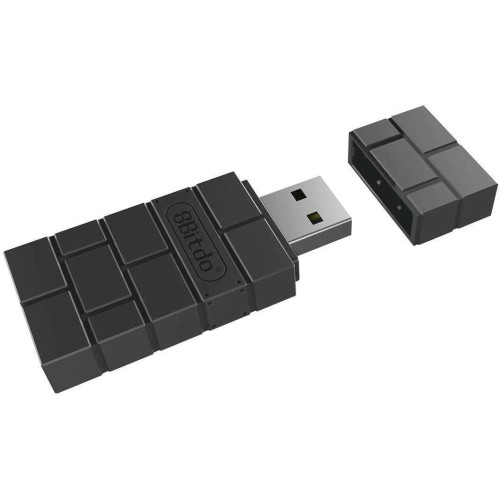 8Bitdo Wireless USB Adapter 2 για PC / Xbox One / Switch / PS5 / Android / iOS σε Μαύρο χρώμα