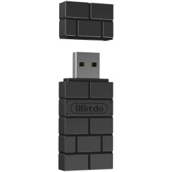 8Bitdo Wireless USB Adapter 2 για PC / Xbox One / Switch / PS5 / Android / iOS σε Μαύρο χρώμα