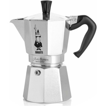 Bialetti Μπρίκι Espresso 2cups Inox Καφέ