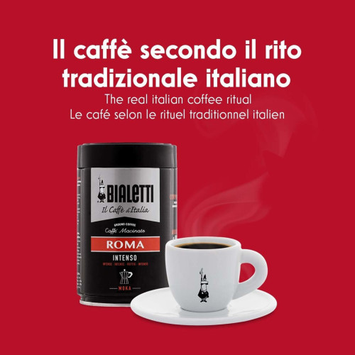 Bialetti Μπρίκι Espresso 2cups Inox Καφέ