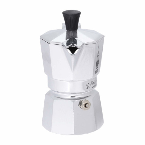 Bialetti Μπρίκι Espresso 2cups Inox Καφέ