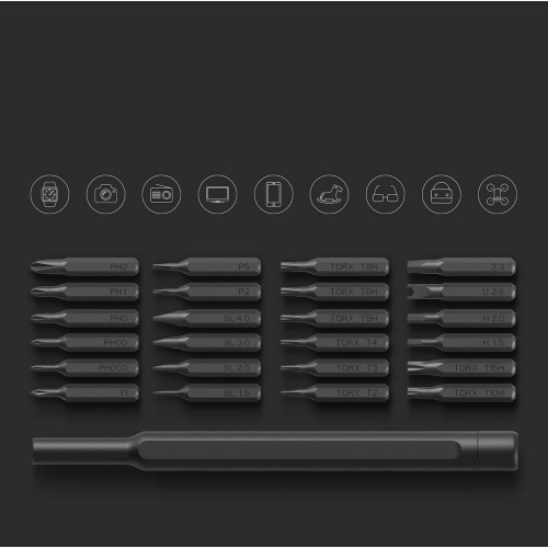 Xiaomi Κατσαβίδι με 24 Εναλλασσόμενες Μύτες Mi Screwdriver Kit