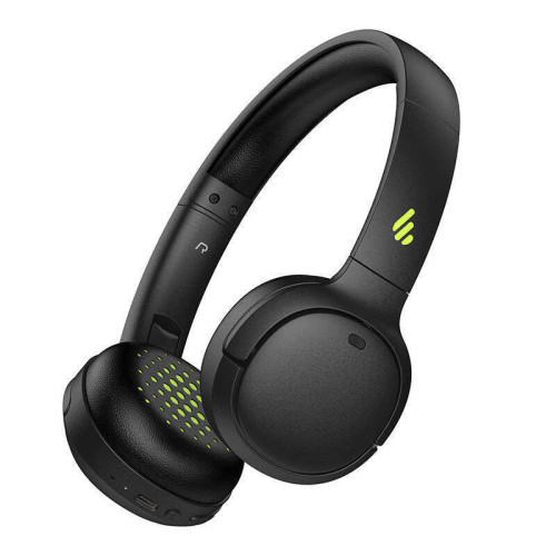 Edifier WH500 Ασύρματα Bluetooth Over Ear Ακουστικά με 40 ώρες Λειτουργίας και Quick Charge Μαύρα