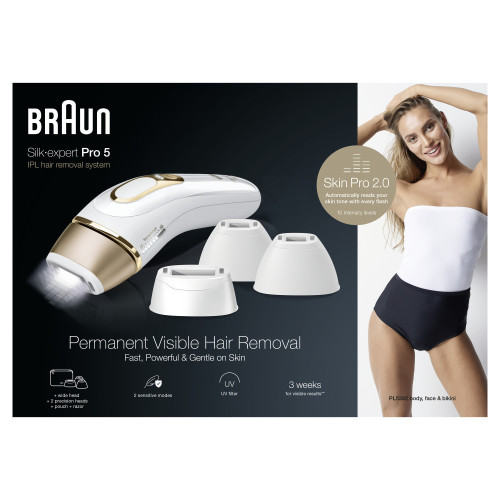 Braun Silk Expert Pro 5 Αποτριχωτική Μηχανή Epilator για Πρόσωπο, Σώμα & Μπικίνι PL5382