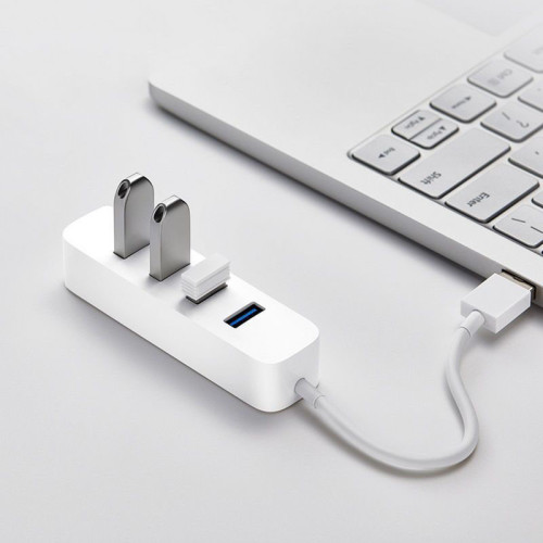 Xiaomi USB 3.0 Splitter USB 3.0 Hub 4 Θυρών με σύνδεση USB-A Λευκό