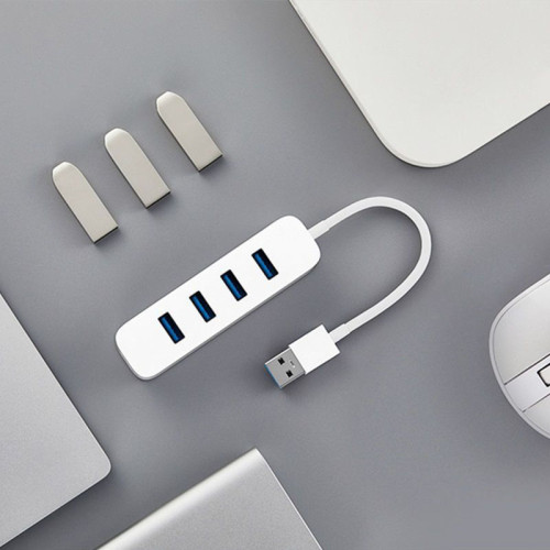 Xiaomi USB 3.0 Splitter USB 3.0 Hub 4 Θυρών με σύνδεση USB-A Λευκό