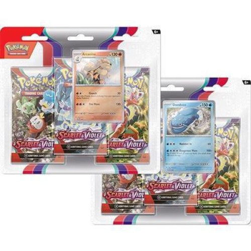 Nintendo Pokemon Scarlet & Violet 3-Booster Blister 820650873287