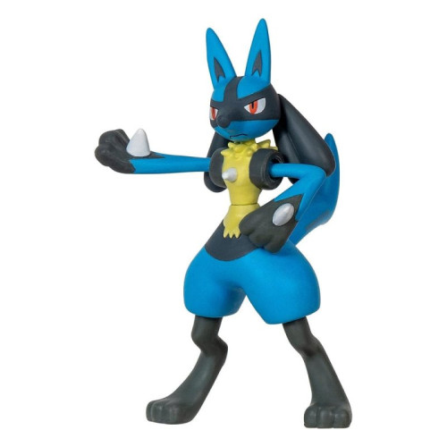 Pokemon Battle Figure Set Figure 3-Pack Pikachu, Omanyte, Lucario