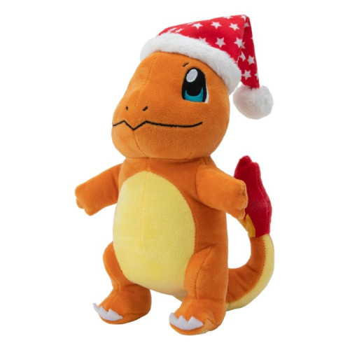 Pokemon Plush Figure Winter Charmander with Christmas Hat 20 cm