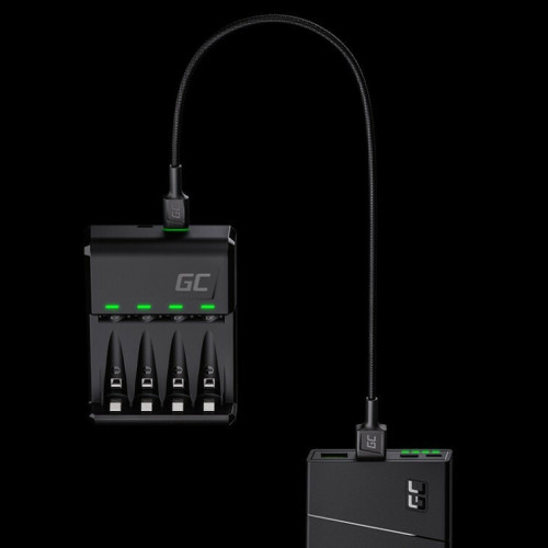 Green Cell VitalCharger USB 4 Μπαταριών Ni-MH Μεγέθους AA/AAA