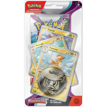 Pokemon TCG Scarlet & Violet Paldea Evolved - Premium Checklane Pawmot