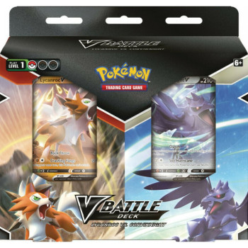 Pokemon TCG: V Battle Lycanroc VS Corviknight Double Deck Bundle (POK809576)