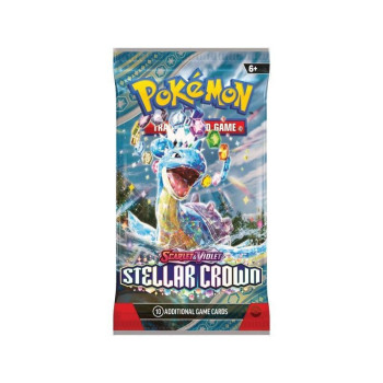 Pokemon Tcg Scarlet & Violet 7 Stellar Crown Booster Pack 10 Cards