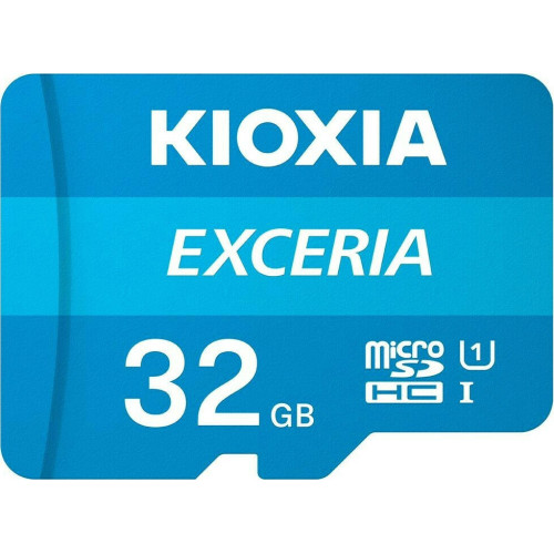 Kioxia EXCERIA microSDHC 32GB Class 10 U1 UHS-I με αντάπτορα