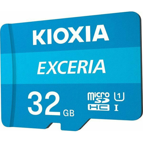 Kioxia EXCERIA microSDHC 32GB Class 10 U1 UHS-I με αντάπτορα