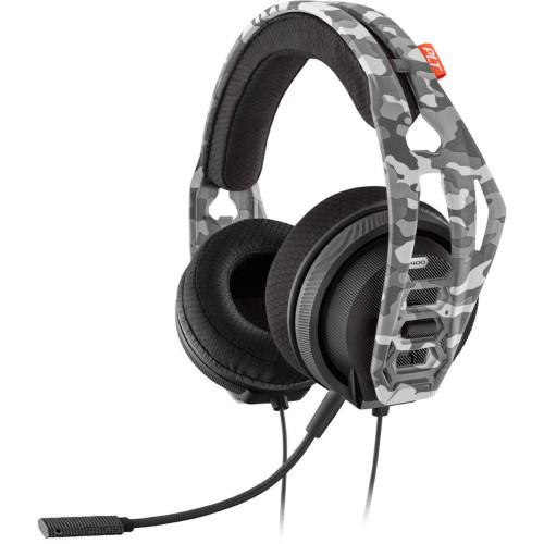Plantronics RIG 400HS Over Ear Gaming Headset με σύνδεση 3.5mm Γκρι