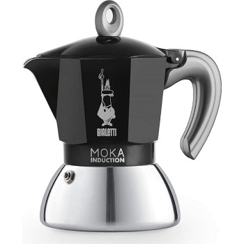 Bialetti Moka Induction Μπρίκι Espresso 2cups Μαύρο