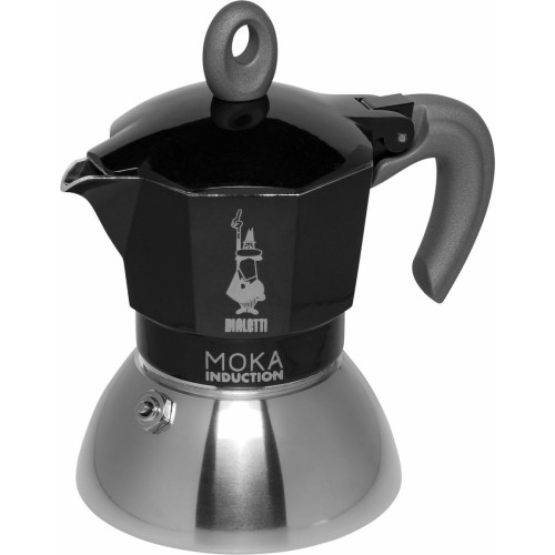 Bialetti Moka Induction Μπρίκι Espresso 2cups Μαύρο