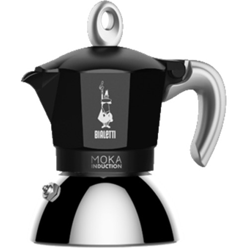 Bialetti Moka Induction Μπρίκι Espresso 2cups Μαύρο