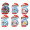 Jazwares Παιχνίδι Μινιατούρα Pokemon Battle Figure 6 Pack Mini Figures 5εκ.