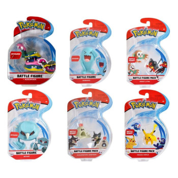 Jazwares Παιχνίδι Μινιατούρα Pokemon Battle Figure 6 Pack Mini Figures 5εκ.