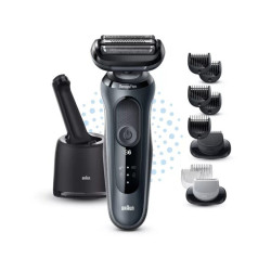 Braun Series 6 61-N7650CC Ξυριστική Μηχανή Προσώπου Επαναφορτιζόμενη