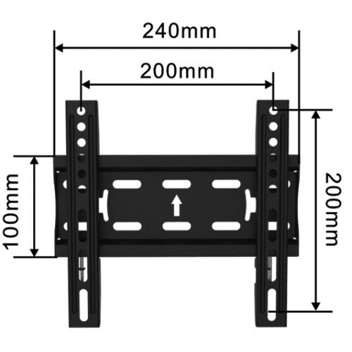 TVY-1132F Επιτοίχια βάση 23-42inches