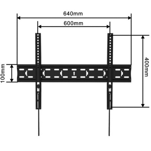 TVY-1130F Επιτοίχια βάση 37-70inches