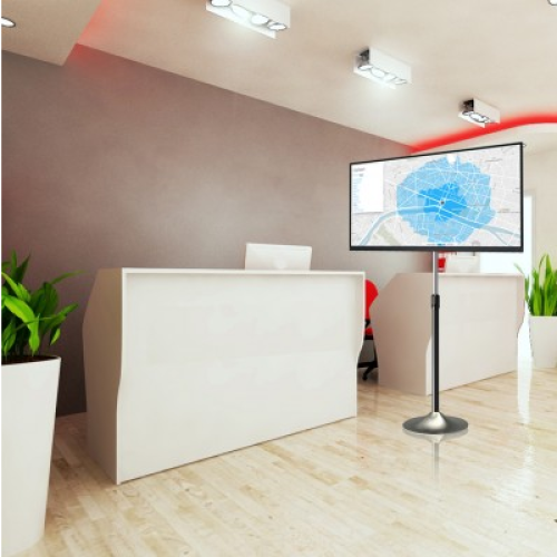 Techly ICA-TR10 Κυκλική βάση δαπέδου για τηλεόραση LCD / LED 13-27"