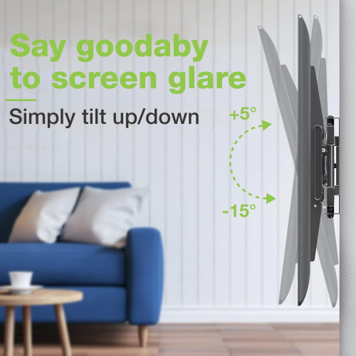 TECHLY ICA-PLB 473 ΒΑΣΗ ΤΗΛΕΟΡΑΣΗΣ ΤΟΙΧΟΥ ΜΕ ΔΙΠΛΟ ΒΡΑΧΙΟΝΑ FULL-MOTION 42'-75'