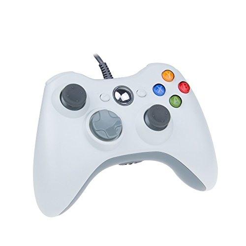 TuoFang Xbox360 Game Controller Wired USB Pad Joypad Gamepad για Windows & Xbox 360 Console (Λευκό)