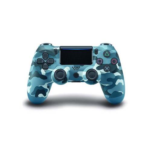 Ασύρματο χειριστήριο MeetIDEA DoubleShock Bluetooth για PlayStation 4, μπλε καμουφλάζ