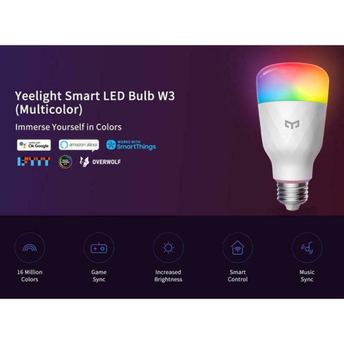 Yeelight LED Smart Bulb W3 (color) YLDP005