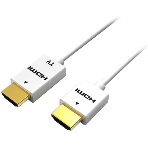 Techly ICOC HDMI-SL-030W Καλώδιο HDMI υψηλής ταχύτητας με Ultra Slim Ethernet 3 m
