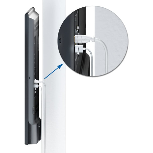 Techly ICOC HDMI-SL-030W Καλώδιο HDMI υψηλής ταχύτητας με Ultra Slim Ethernet 3 m