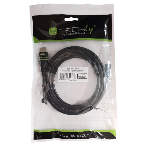 Techly ICOC HDMI-4-AD3 Καλώδιο υψηλής ταχύτητας HDMI ™ Ethernet 1,4 AM σε Micro DM, 3,0 m