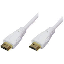Hdmi καλώδιο High Speed with Ethernet cable 3 m λευκό ICOC HDMI-4-030NWT