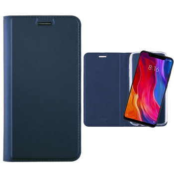 ΘΗΚΗ XIAOMI MI 8 / MI 8 PRO 6.21" PRIME MAGNET BOOK STAND DARK BLUE IDOL 1991