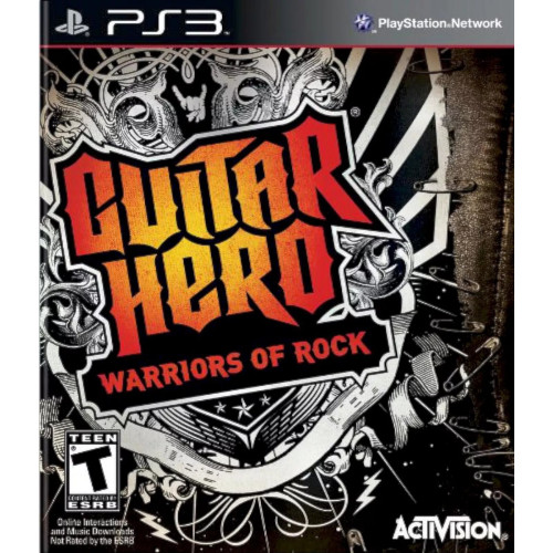 PS3 Guitar Hero WARRIORS OF ROCK Super Bundle Band Set κιτ παιχνιδιών GH playstation-3