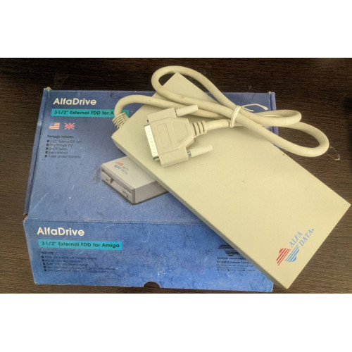 Amiga AlfaDrive 3.5 εξωτερική θήκη floppy disk
