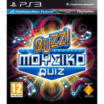 PS3 GAME - BUZZ! ΤΟ ΑΠΟΛΥΤΟ ΜΟΥΣΙΚΟ QUIZ only game