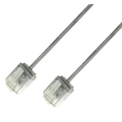 Techly ICOC U6-SLIM-020T Καλώδιο δικτύου UTP Cat.6 Ultra Slim 2m