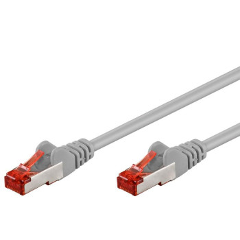 Techly ICOC CCA6F-010 Καλώδιο δικτύου Patch cable γκρι CCA Cat.6 F / UTP 1m