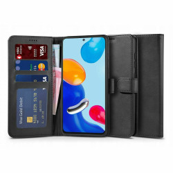 Tech-Protect Wallet Δερματίνης Μαύρο (Redmi Note 11 / 11S)