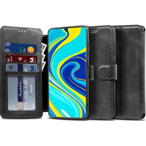 Tech-Protect Wallet Δερματίνης Μαύρο (Poco X3 NFC)