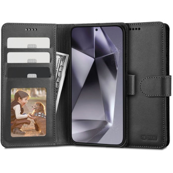 Tech-Protect Wallet Δερματίνης Ανθεκτικό Μαύρο (Samsung Galaxy S24 Ultra.)