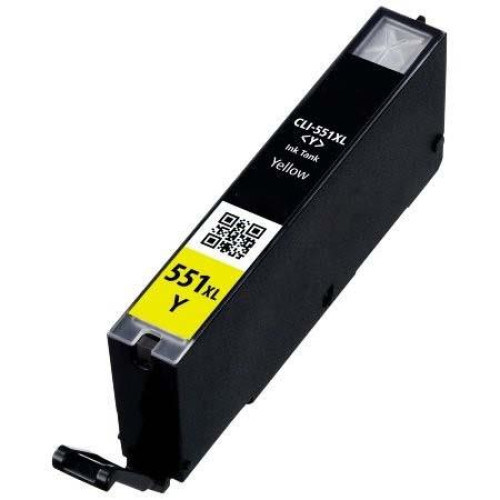 Ink cartridge Yellow replaces Canon 6446B001, CLI551YXL