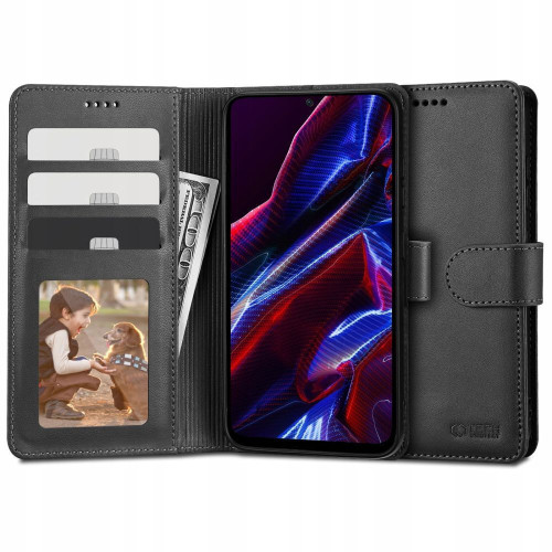 Tech-Protect Wallet Δερματίνης Μαύρο (Redmi Note 12 5G / Poco X5 5G)