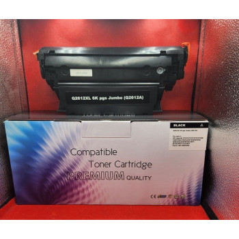 Συμβατό τόνερ HP 12X Q2612XL Jumbo 6.000 σελ